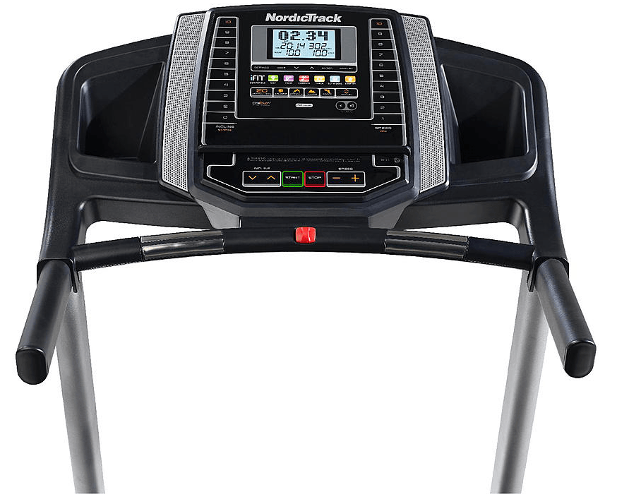 The NordicTrack T 6.5 S Treadmill has a large 5 inch LCD display